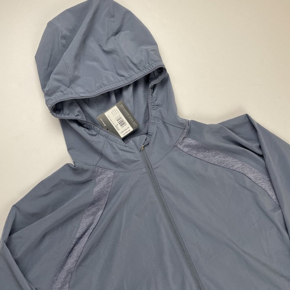 Eddie Bauer Resolution Hybrid Windbreaker Women’s XL UPF50+ Lightweight Hooded